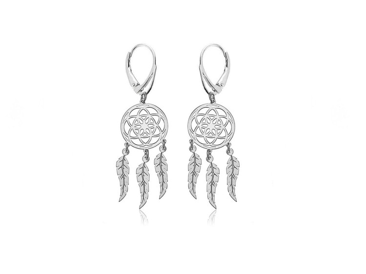 kolczyki łapacz snów