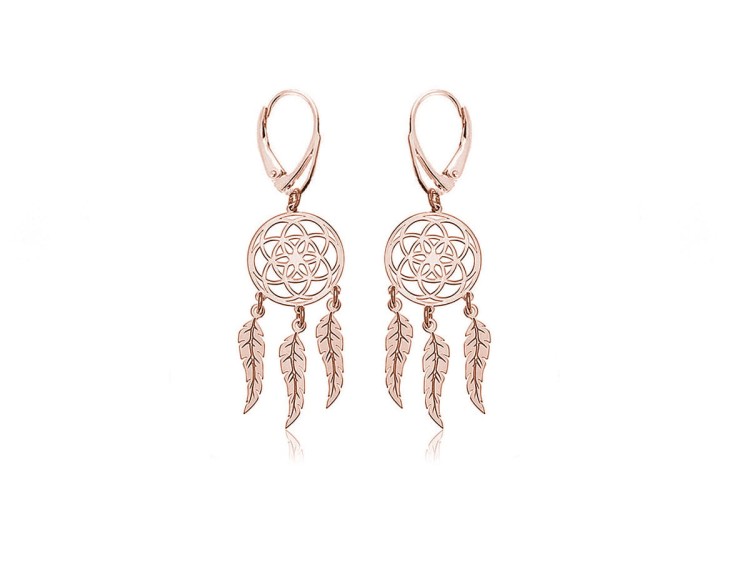 kolczyki dreamcatcher łapacz snów