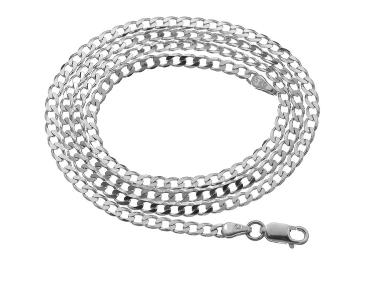 łańcuszek srebrny pancerka