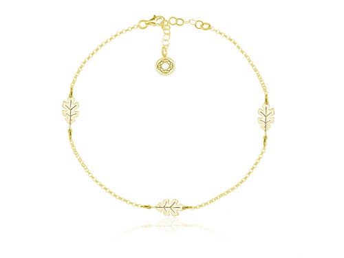 Bransoletka liscie dębu