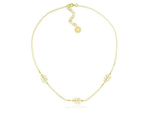 Naszyjnik listki dębu