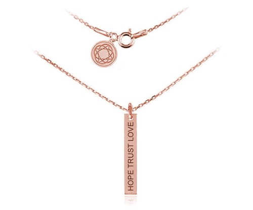 naszyjnik prostokąt