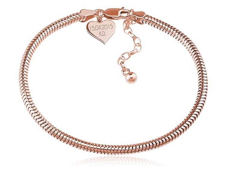 Bransoletka baza do Beads - rose gold