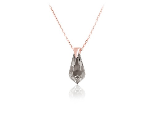 Naszyjnik z kryształem Swarovski łezka kropla