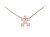 Naszyjnik z puzzlem w różowym złoceniu rose gold