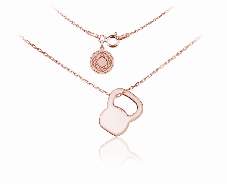 naszyjnik motywacyjny z kettelbell