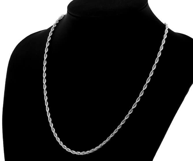 łańcuszek pleciony ekspozytor