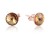 kolczyki z kryształem Swarovski Rose Gold
