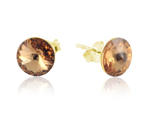 kolczyki z kryształem Swarovskiego