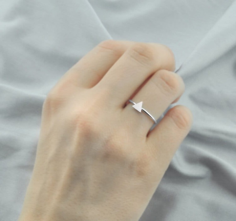 pierścionek srebrny