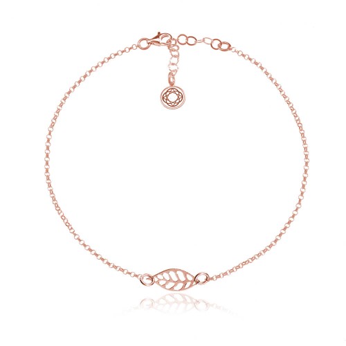 bransoletka z lisciem