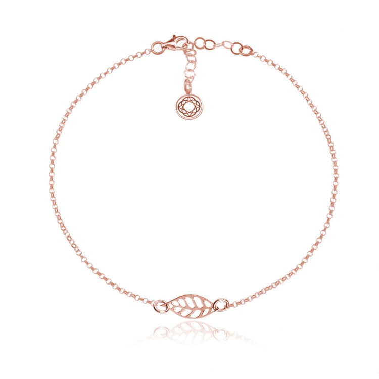 bransoletka z lisciem