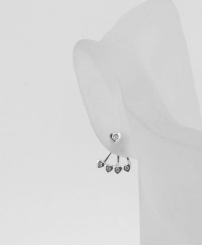 kolczyki modułowe z cyrkoniami