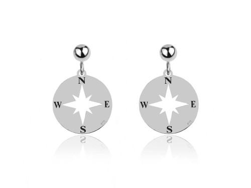 kolczyki róża wiatrów