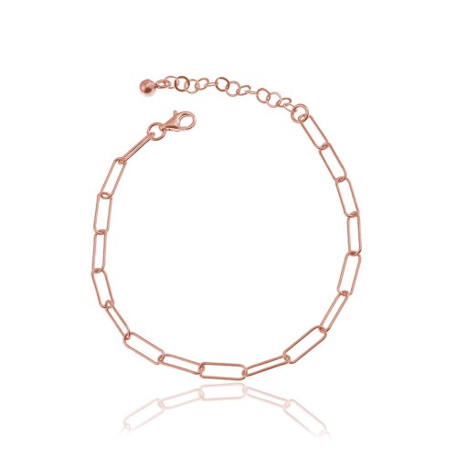 bransoletka łańcuszek spinacz