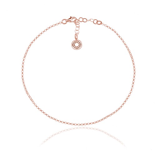 bransoletka łańcuszek na nogę