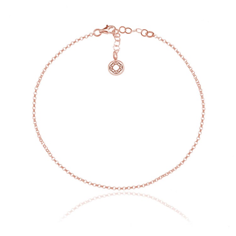 bransoletka łańcuszek na nogę