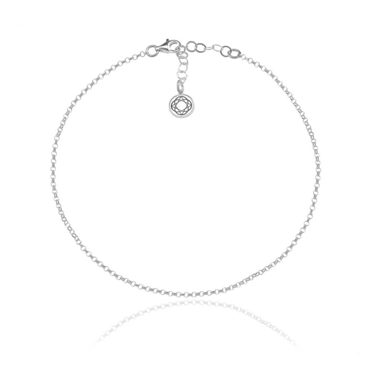bransoletka łańcuszek na nogę