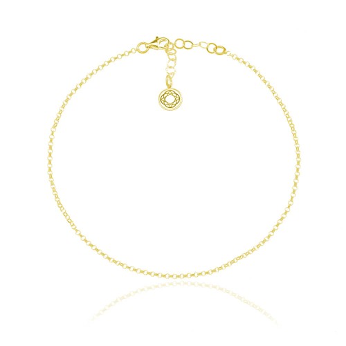 bransoletka łańcuszek na nogę