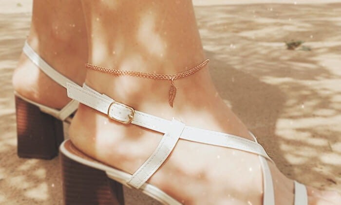 bransoletka na kostkę