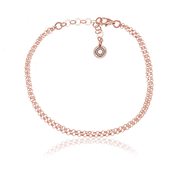 bransoletka podwójna na kostkę