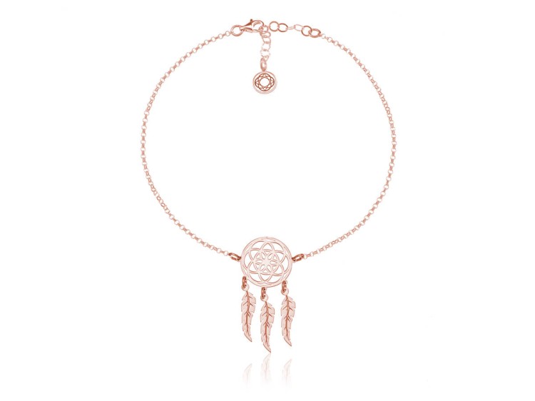 bransoletka na nogę dreamcatcher