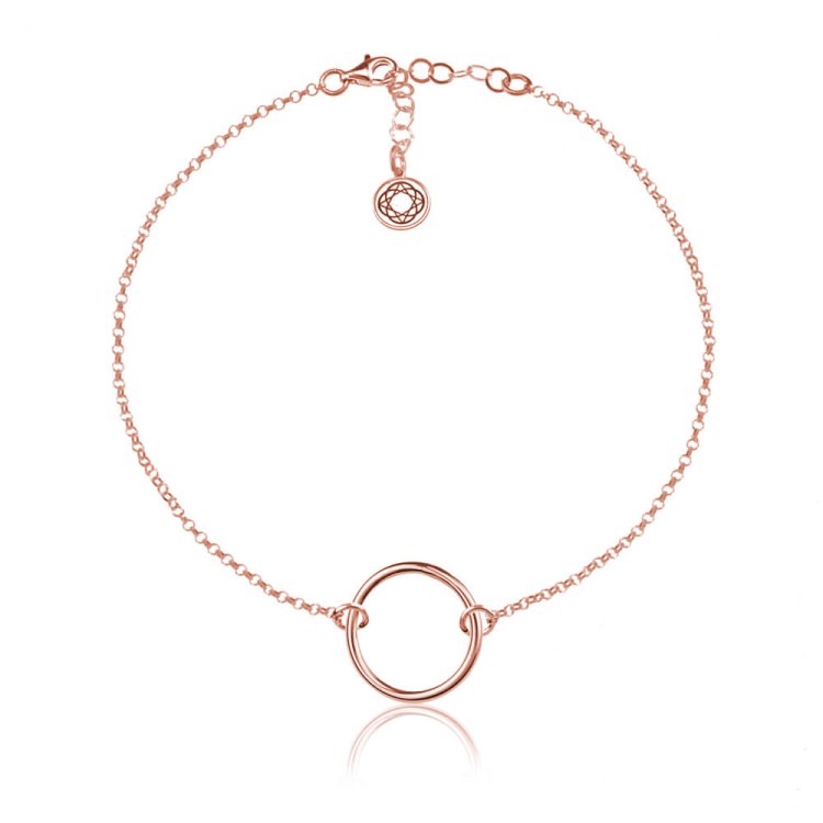 bransoletka na kostkę karma koło