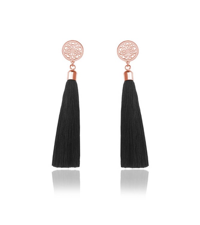 długie kolczyki chwosty