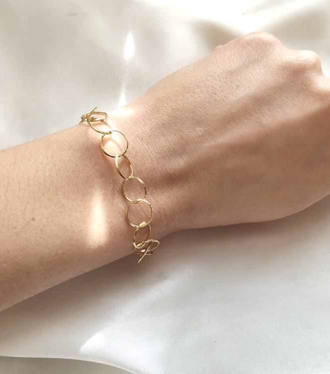 bransoletka z kółeczek