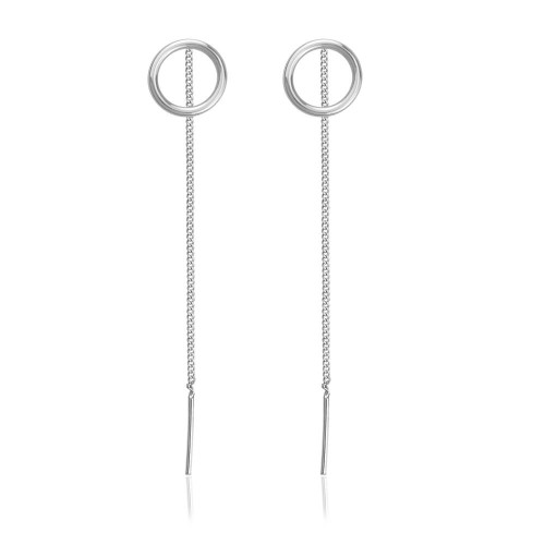 kolczyki przekładane przez ucho