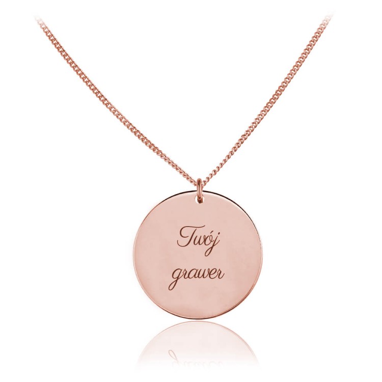 naszyjnik ze znakiem zodiaku rewers