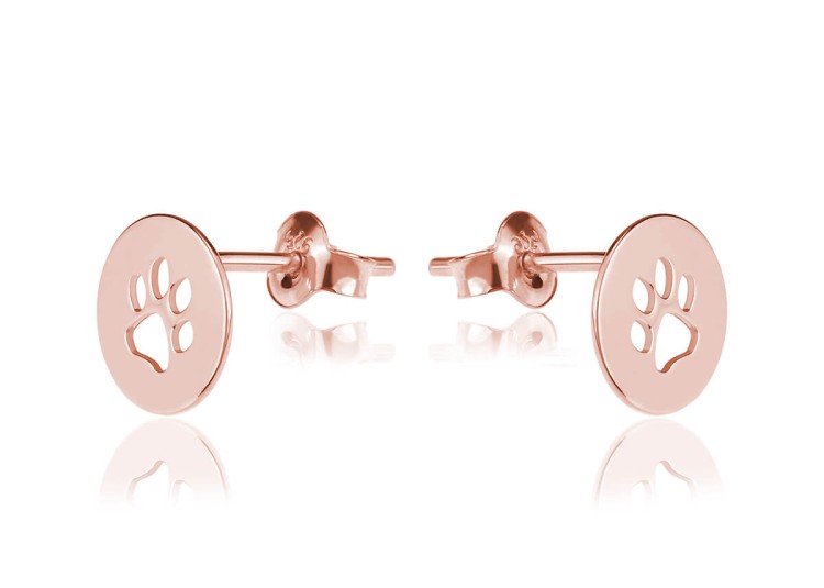 kolczyki łapki ażurowe