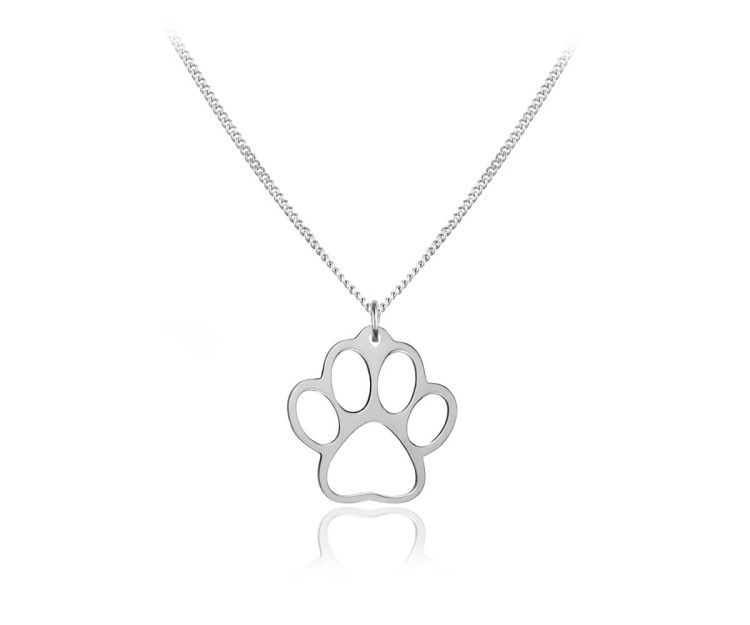 naszyjnik z ażurową łapką