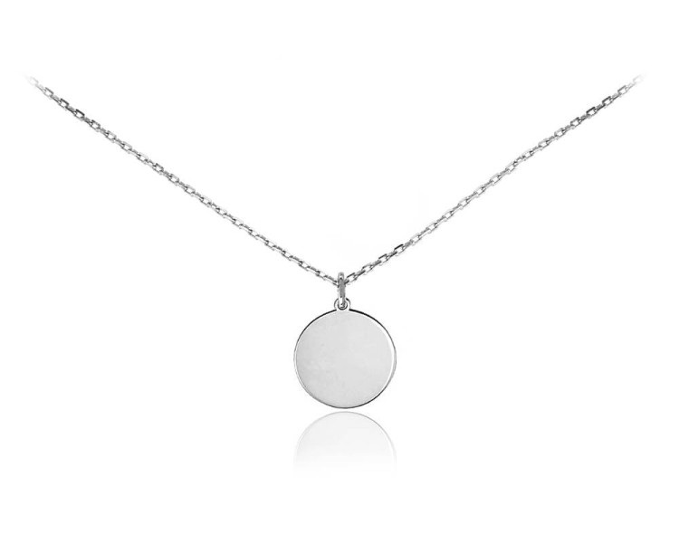 naszyjnik z medalionem kołem