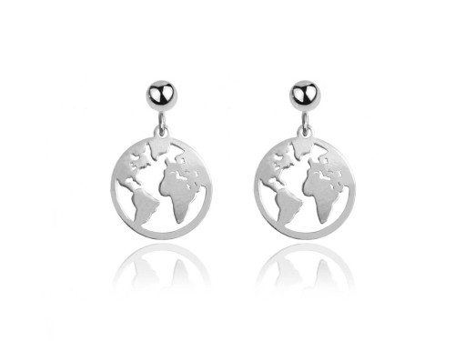 kolczyki kula ziemska