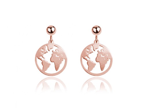 kolczyki kula ziemska