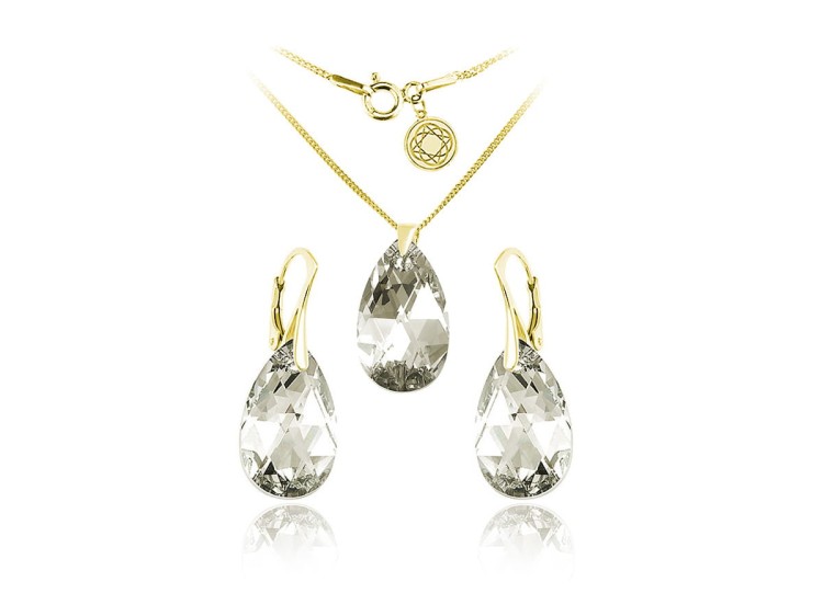komplet kryształ Swarovski