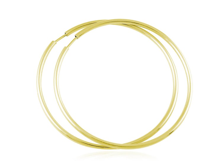 kolczyki koła 5,5 cm złote