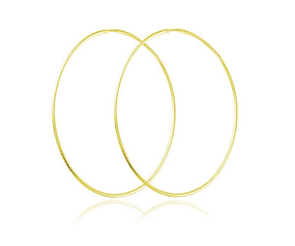 kolczyki koła złote 6 cm