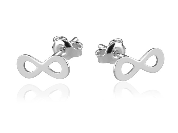 kolczyki infinity