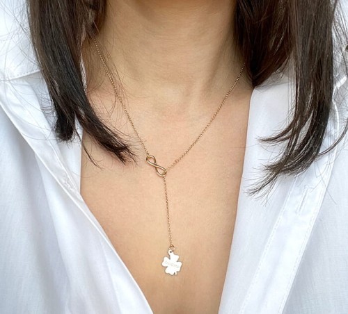 naszyjnik z koniczynką