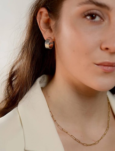 kolczyki koła szerokie