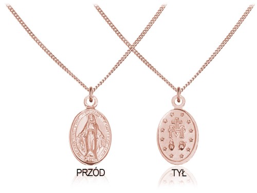 medalik Matka Boska przód tył
