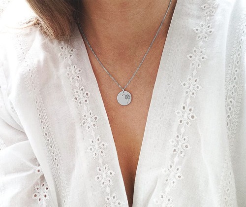 naszyjnik dmuchawiec