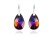 kolczyki migdał Swarovski kolor volcano