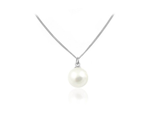 naszyjnik klasyczny z perłą