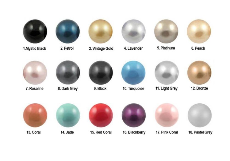 kolory pereł do wyboru