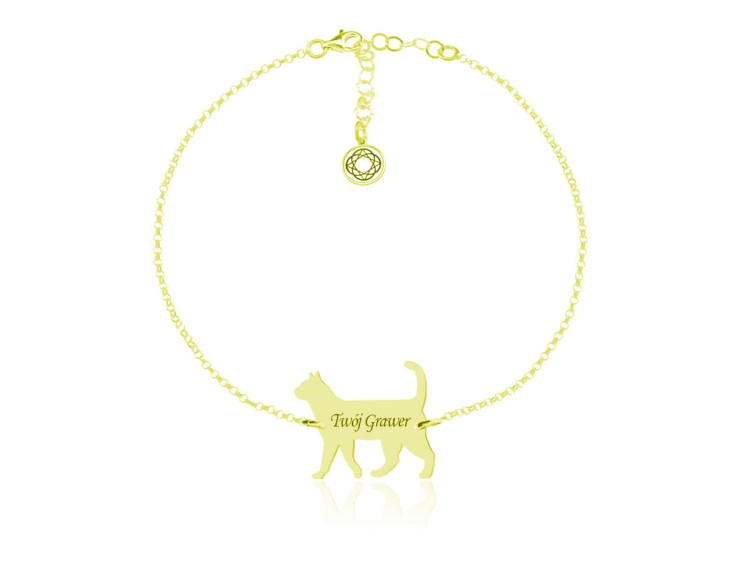 bransoletka z kotkiem złota