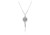 naszyjnik łańcuszek lizak platynowany