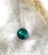 naszyjnik łańcuszek kulki emerald szmaragd